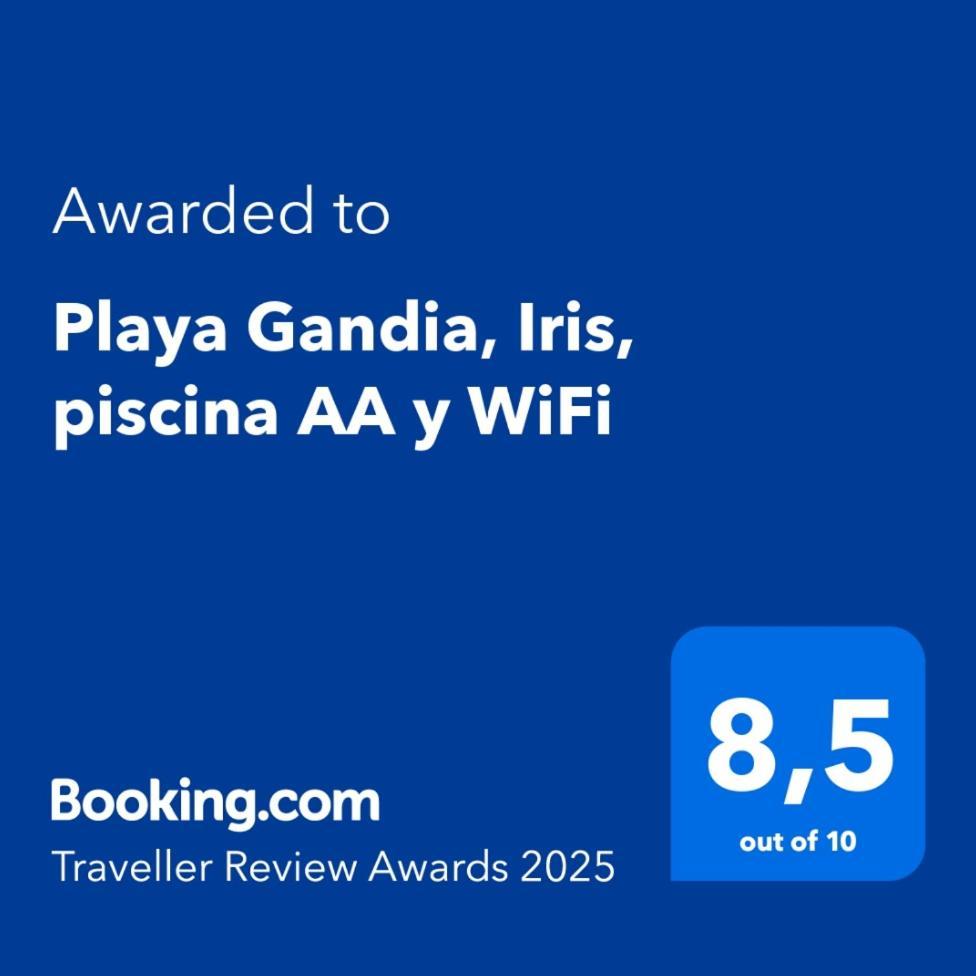 Playa de Gandia Playa Gandia, Iris, Piscina Aa Y Wifi 아파트 외부 사진